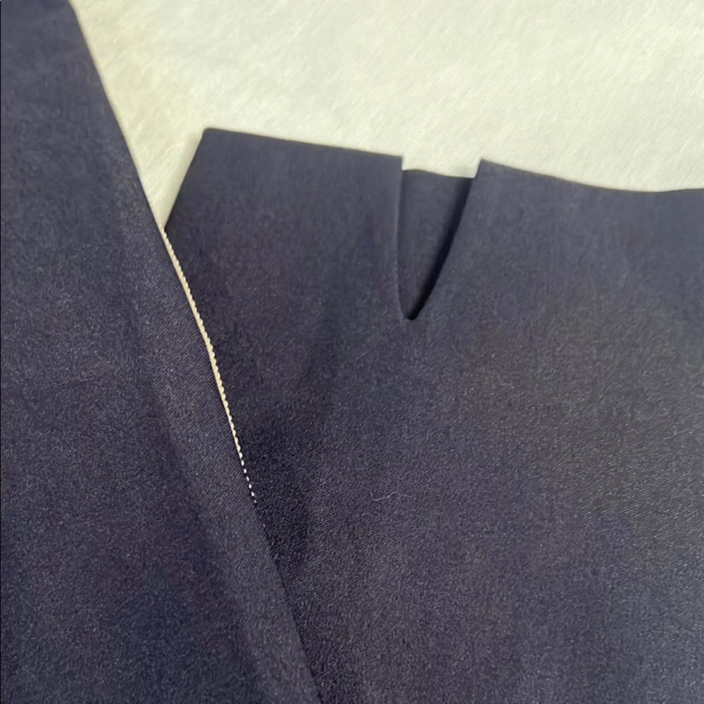 NWT- Charter Club Navy Trousers with Cream Accents - Picture 3 of 9